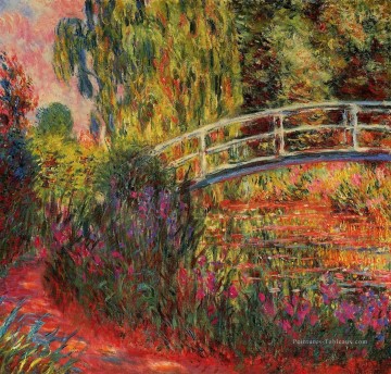 japonais Galerie - Le bassin aux nymphéas aka Pont japonais 1900 Claude Monet